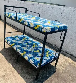 6×3 Steel Bunk Bed with 2 Mattresses