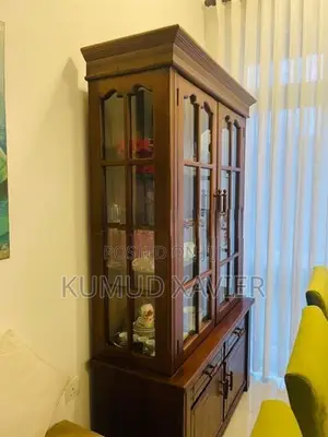 Teak Glass Cabinet