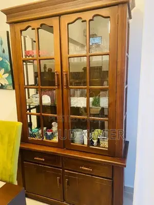 Teak Glass Cabinet