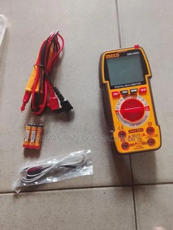 INGCO 1000V DIGITAL MULTIMETER HERMAN PT 0485