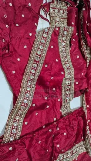 Dark Red Homecoming Saree