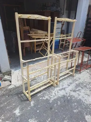 Wooden cloth racks