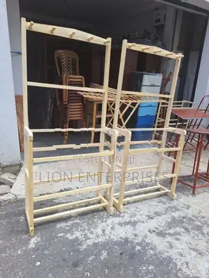 Wooden cloth racks actoniya