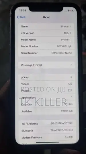 Apple iPhone 11 128GB (Used)