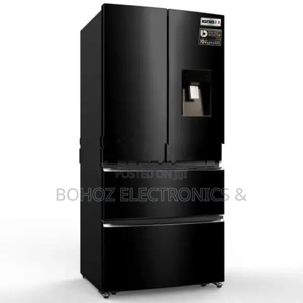 Ignis 600L Inverter Glass Door Refrigerator with Water Dispenser