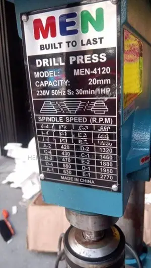 Men Drill Press – 4120 20MM Herman PT 0491