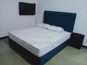 New 6*5 Ft Cushion Divan Bed And Spring Mattresses