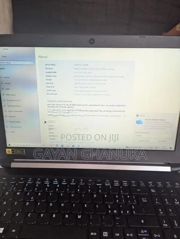 Acer Aspire Laptop