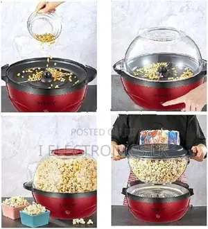 SOKANY SK-905 Popcorn Maker with Removable Non-Stick Plate