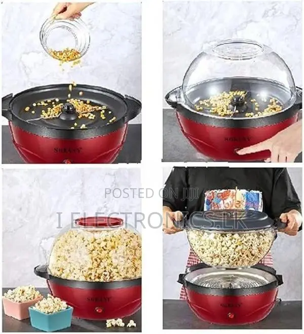 SOKANY SK-905 Popcorn Maker with Removable Non-Stick Plate