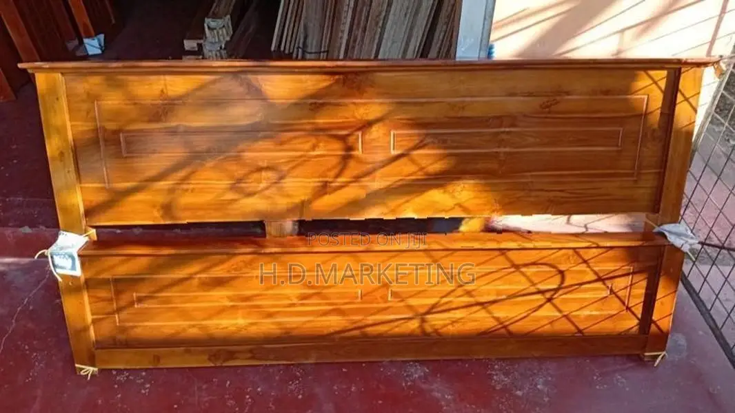 78*72 Teak Wood Design Box Bed