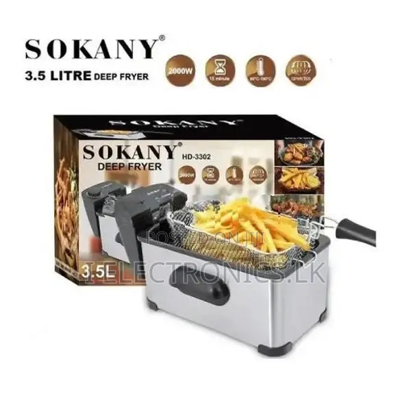 Sokany Stainless Steel 3.5 L Electric Deep Fryer