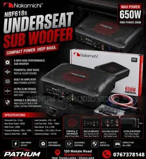 Nakamichi NBF618 S Under Seat Sub Woofer