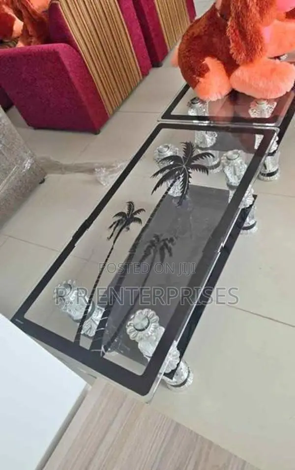 New Glass Coffee Stool