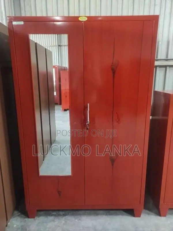 New 6x4 Steel Cupboard With Mirror (Jjj2)