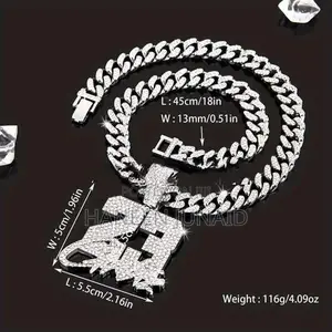 Men’s Hip Hop Necklace Cuban Chain Belt No.23