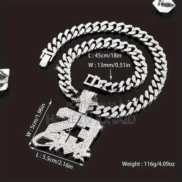 Men’s Hip Hop Necklace Cuban Chain Belt No.23