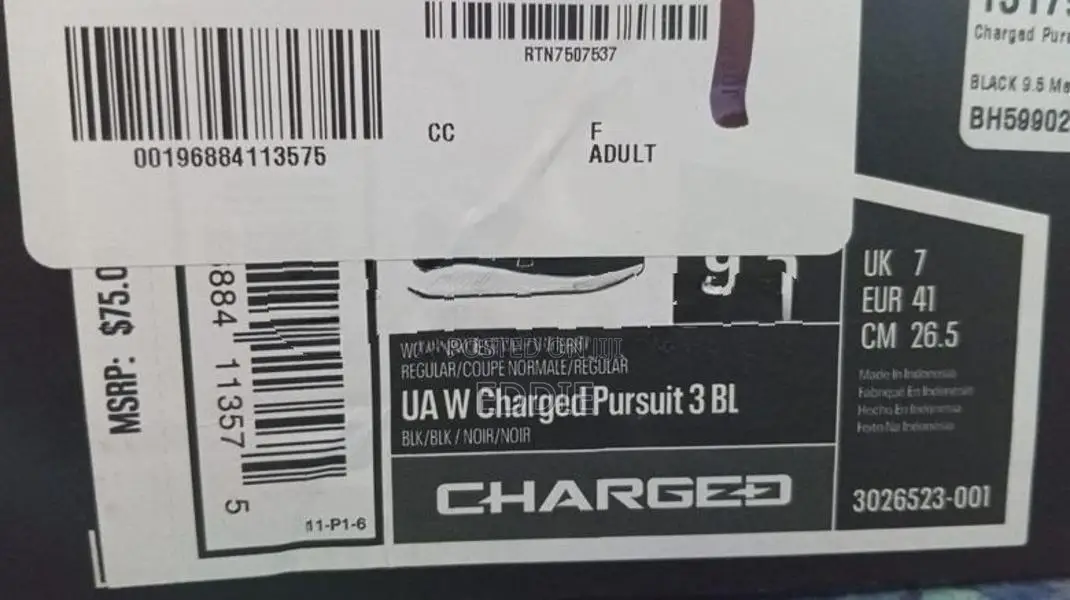 Under Amour Charged Pursuit Unisex Trainers