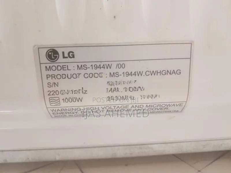 LG Microwave Oven