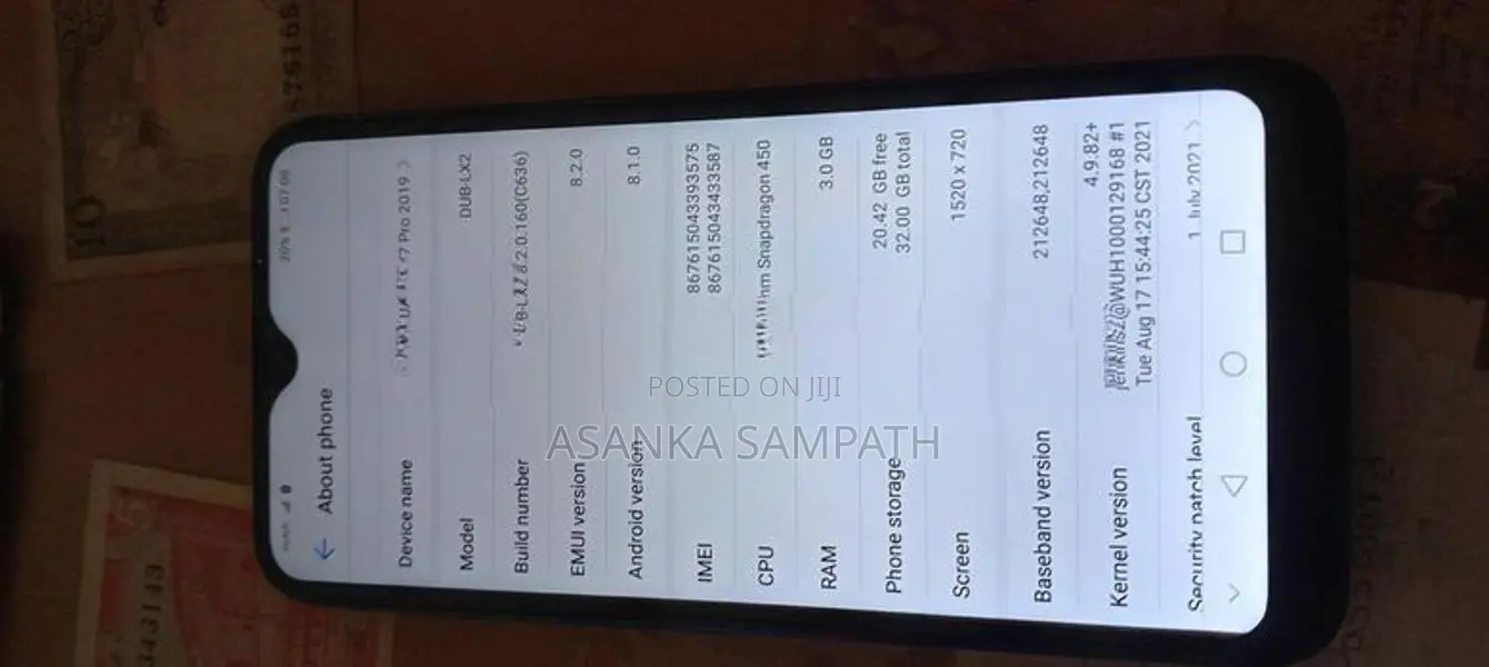 Huawei Y7 Pro 2019 (Used)