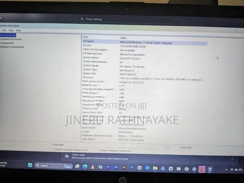 HP Laptop i5- 11th gen