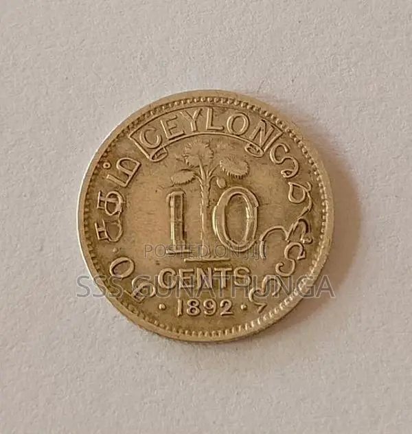 Ceylon Silver Cents 1892