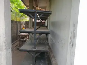 Steel and Wood Rack