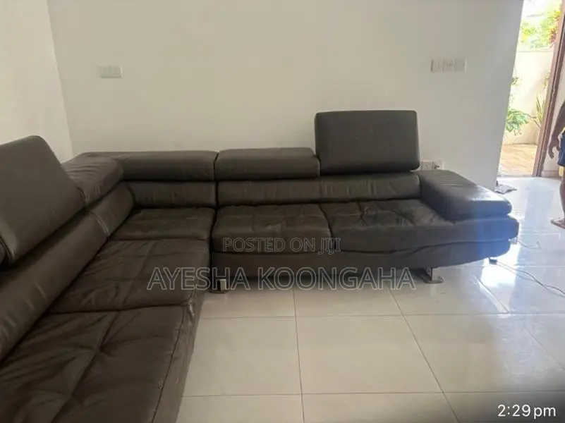 Leather Sofa Set