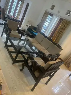 Antique Ebony Sofa Set