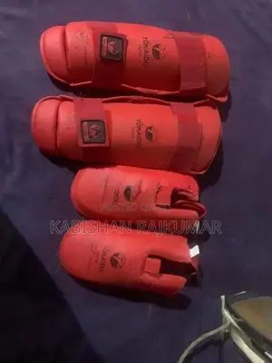 Boxing Knee Guard with Gloves