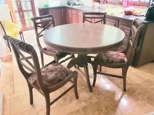 Wooden Table with Chairs