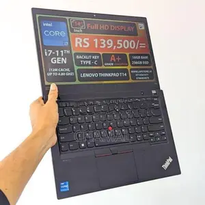 Lenovo Thinkpad T14 Core I7 11TH GEN|16GB RAM|14 Inch FHD