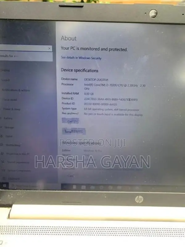 HP Intel Core i3 Laptop