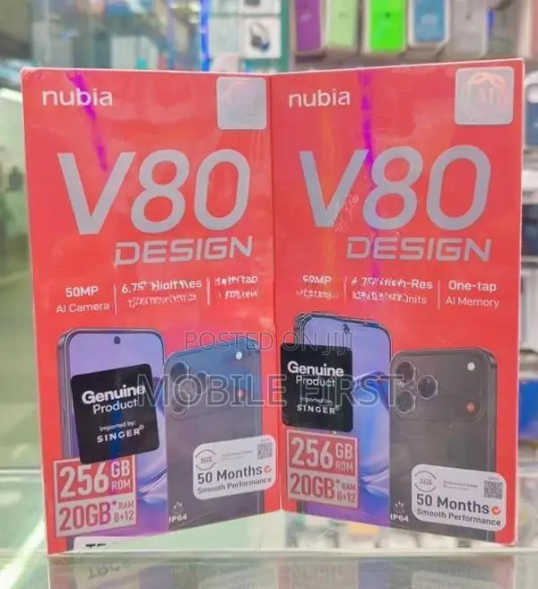 ZTE V80 Design/20GB/256G (Brand New)