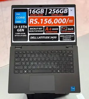Dell Latitude 3450 Core I5 13TH GEN|16GB DDR5|256GB NVME