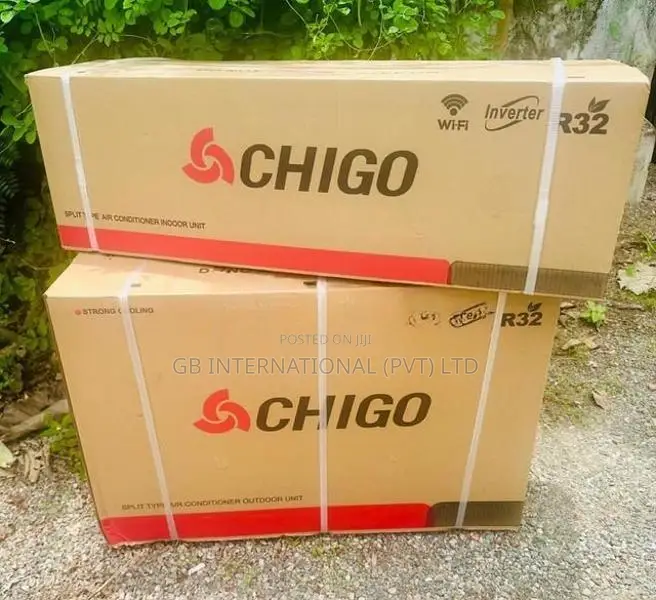 New 12000BTU CHIGO Smart Inverter (R32 Gas Refrigerant) AC