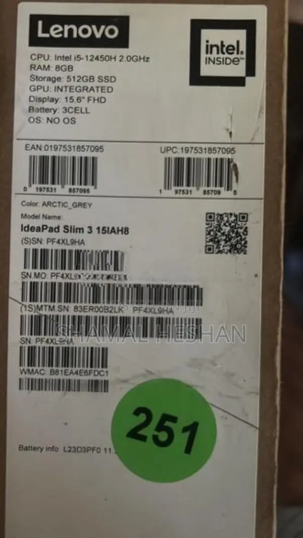 Lenovo Ideapad Slim i5 Laptop