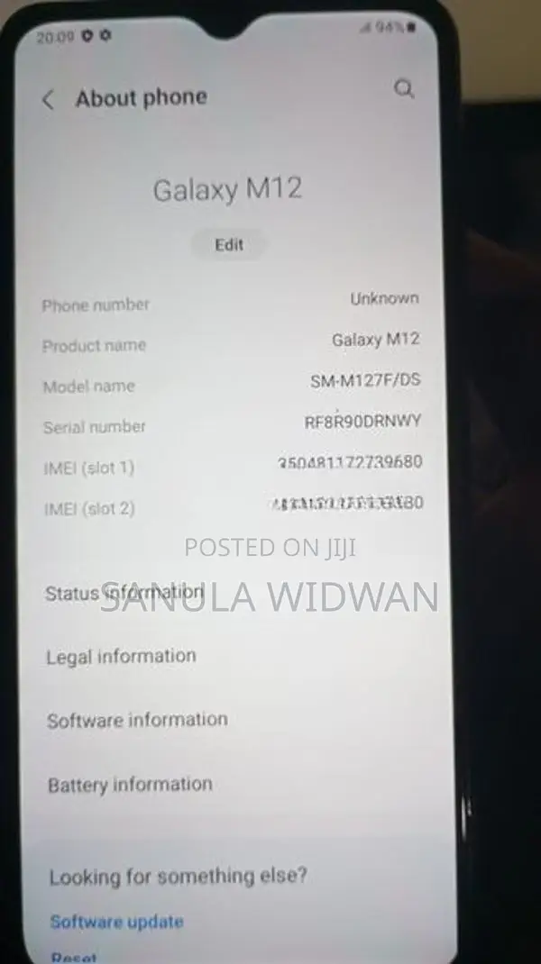 Samsung Galaxy M12 (Used)