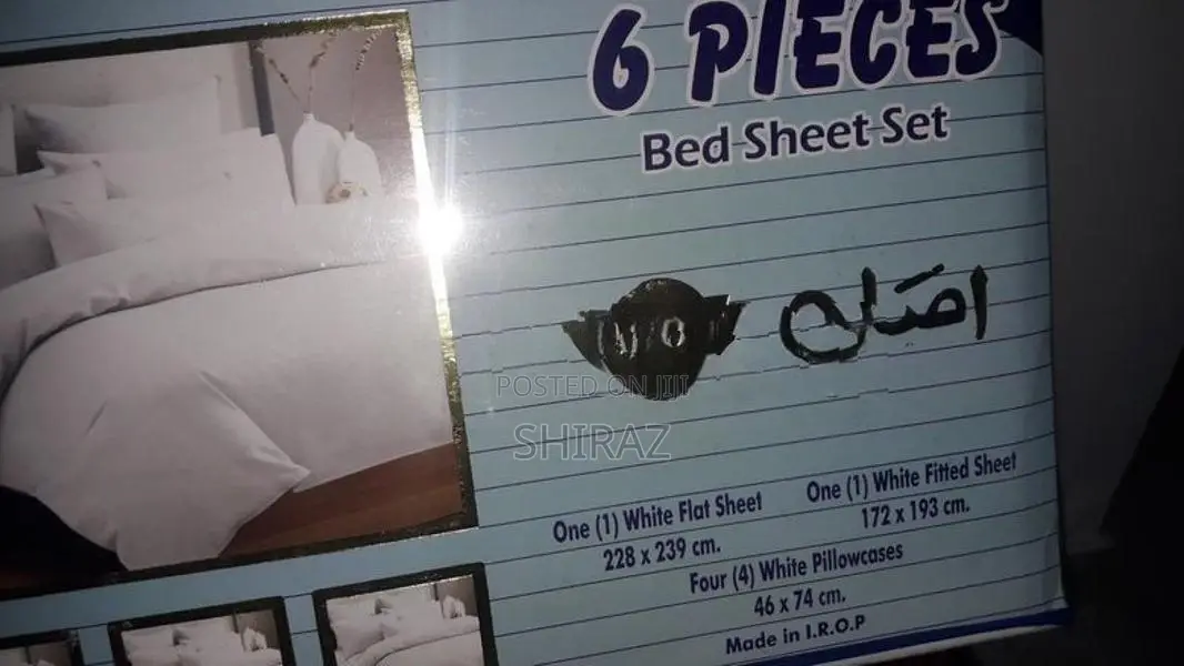 Cotton 6 Pieces Bedsheets Set