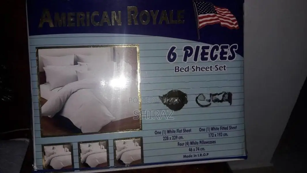 Cotton 6 Pieces Bedsheets Set