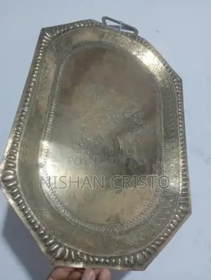Antique Brass Sinhalese Tray