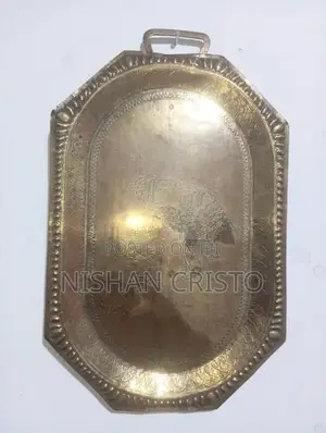 Antique Brass Sinhalese Tray