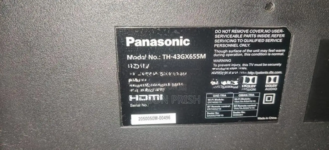 Panasonic 4k UHD TV