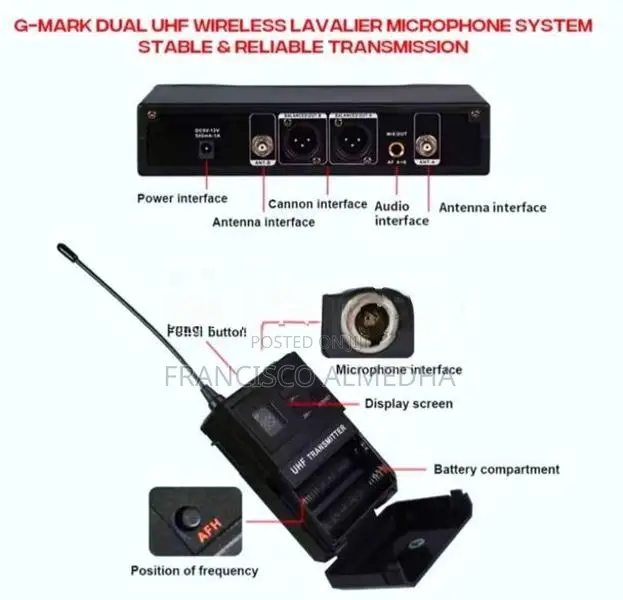 G Mark EW-100 Levelier Wireless Pro Mic
