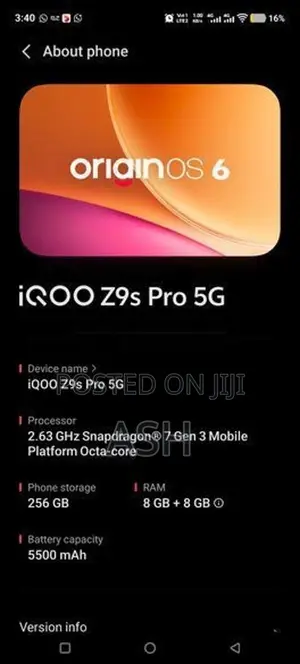 iqoo Z9s Pro 5G (Used)