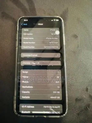 Apple iPhone XS Max 512GB (Used)