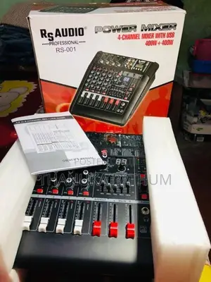 Powered Sound System Setup Lot