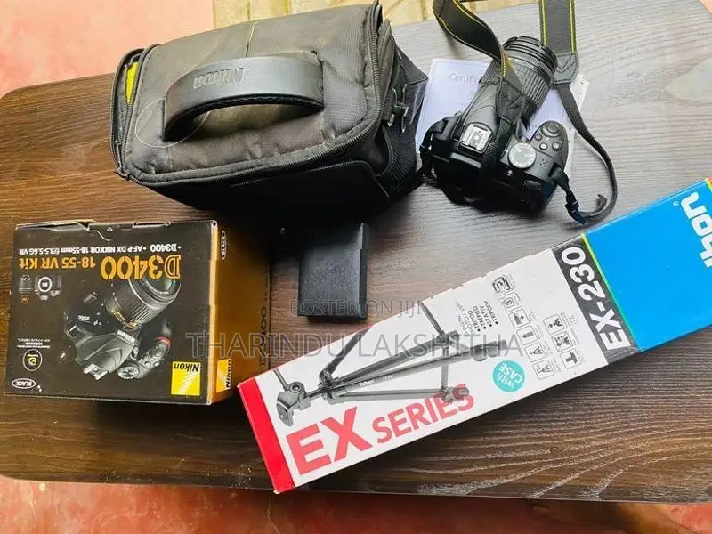 Nikon D3400 Camera With Full Set S/C 8000