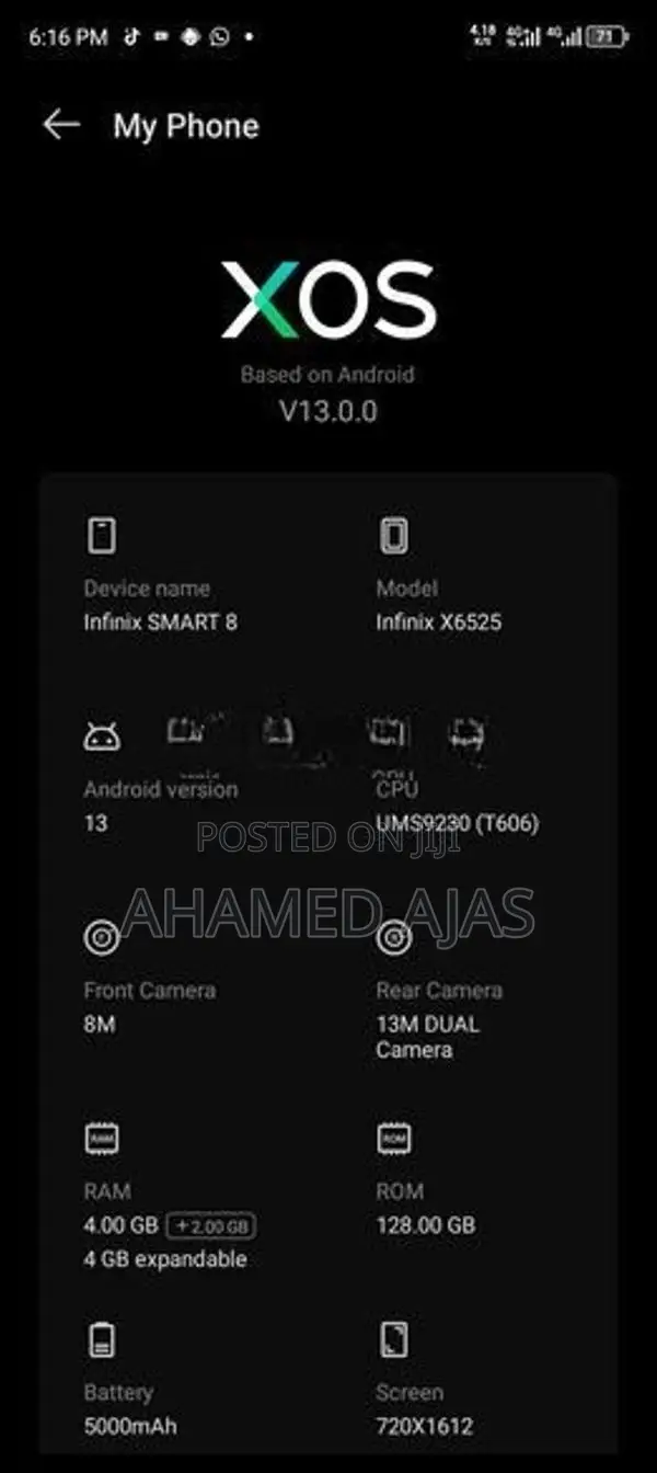 Infinix Smart 8 (Used)