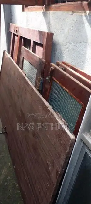 Window Frame with Door